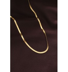 316L Çelik Altın Renk 60 cm İtalyan Zincir Kolye - TJ-BKO6230