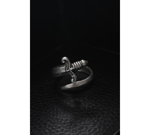 Ayarlanabilir Kılıç Model Erkek Yüzük - TJ-EY511