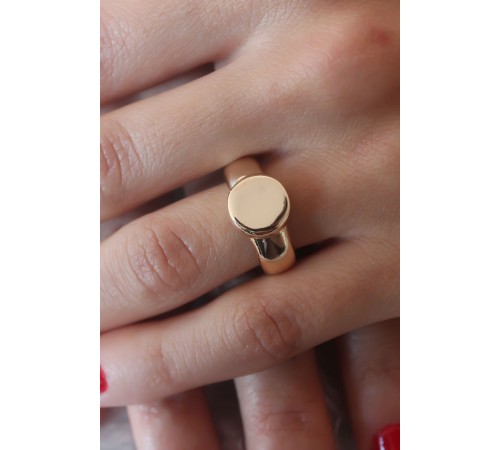 Gold Renk Daire Model Kadın Yüzük - TJ-BYK2500