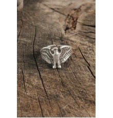 Antik Gümüş Renk Horus Model Ayarlanabilir Erkek Yüzük - TJ-EY610