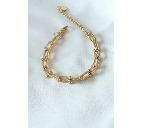 316L Çelik Gold Renk Tifany Model Kadın Bileklik - TJ-BB5101