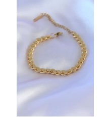 316L Çelik Arpa Gold Renk Kadın Bileklik - TJ-BB5305