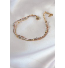 316L Çelik Mix Renk Minimal Toplu Kadın Bileklik - TJ-BB5438