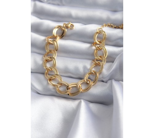 316L Çelik Gold Renk Samanyolu Model Kadın Bileklik - TJ-BB5633