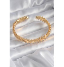 316L Çelik Gold Renk Dorika Model Kadın Bileklik - TJ-BB5780
