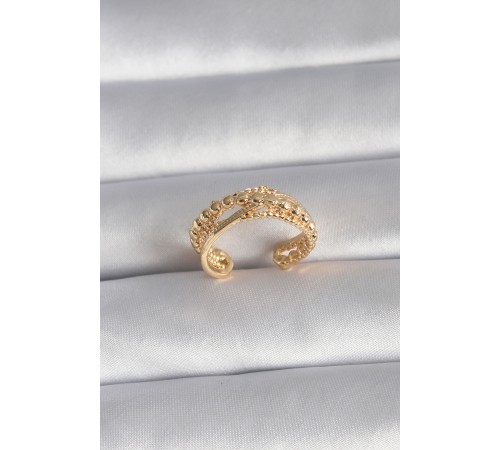 Pirinç Gold Renk Kadın Yüzük - TJ-BYK3029