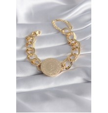 316L Çelik Gold Renk Tam Altn Model Samanyolu Kadın Bileklik - TJ-BB5866