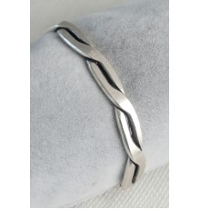 Otantik Gümüş Renk Motif İşleme Plaka Erkek Bileklik - TJ-EB3618