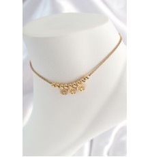 316L Çelik Gold Renk Yaşam Ağacı Figür Kadın HalHal - TJ-HH1524