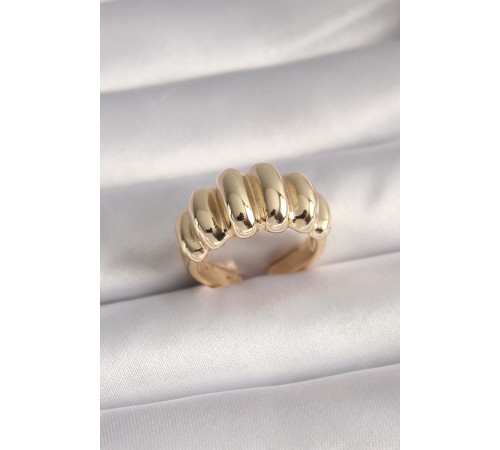 Pirinç Gold Renk Kadın Yüzük - TJ-BYK3096