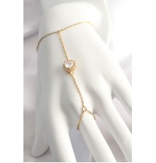 316L Çelik Gold Renk Kalp Model Şahmeran - TJ-SN551