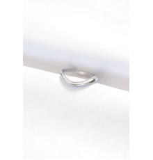 Yassı Silver Renk Ayarlanabilir Yüzük - TJ-BYK3100