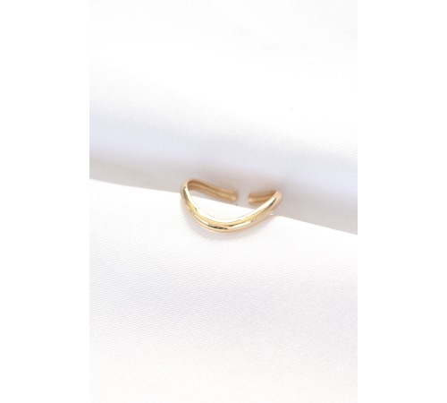 Yassı Gold Renk Ayarlanabilir Yüzük - TJ-BYK3101