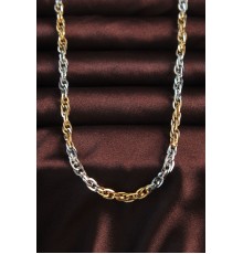 316L Çelik Çift Renk Hallow Model Kolye - TJ-ERK1368