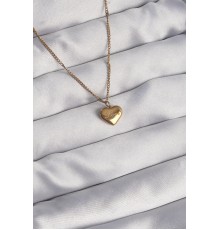 316L Çelik Gold Renk Kalp Model Love Kolye - TJ-BKO8931