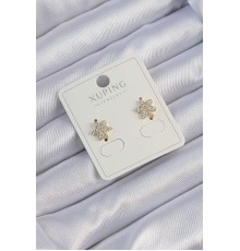 Xuping Gold Renk Zirkon Taşlı Yaprak Küpe - TJ-BKP9380