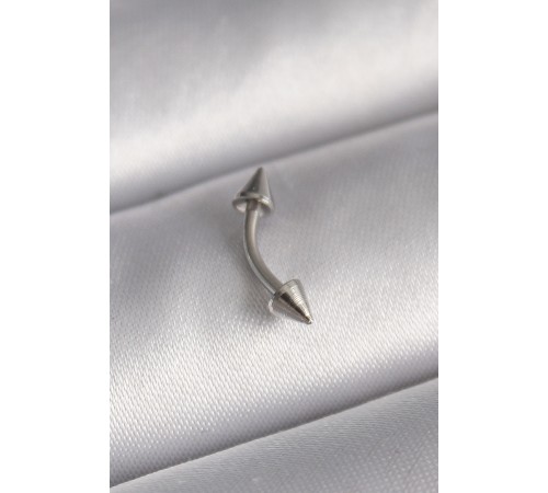 316L Çelik Gümüş Renk Çivi Model Piercing - TJ-PR1362