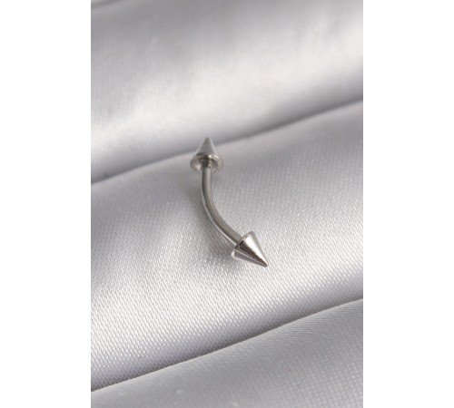 316L Çelik Gümüş Renk Çivi Model Piercing - TJ-PR1364
