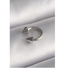 316L Çelik Gümüş Renk Halka Çivi Model Kadın Piercing - TJ-PR1366