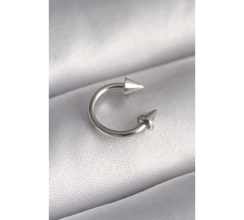 316L Çelik Gümüş Renk Halka Çivi Model Kadın Piercing - TJ-PR1367