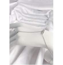 Pirinç Gümüş Renk Zirkon Taşlı Messika Model Kadın Şahmeran - TJ-SN605