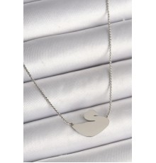 316L Çelik Gümüş Renk Zincir Kuğu Model Kadın Kolye - TJ-BKO9872