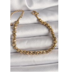 316L Çelik Gold Renk Dorika Model Kadın Bileklik - TJ-BB6786