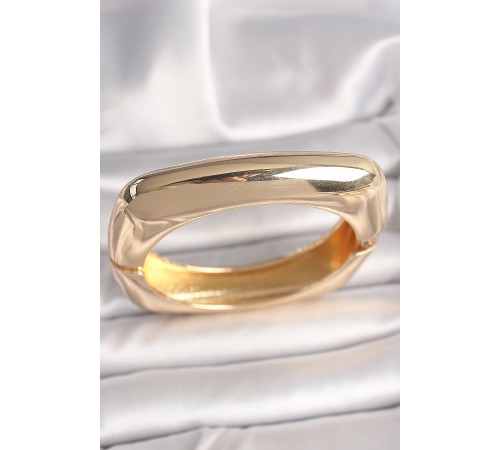 Pirinç Gold Renk Kare Model Kadın Kelpeçe - TJ-BB6860