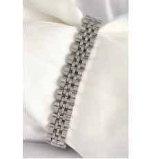 316L Çelik Gümüş Renk Zincir Model Erkek Bileklik - TJ-EB3721