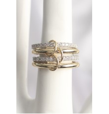 Pirinç Mix Renk Zirkon Taşlı 4'Lü Kadın Yüzük - TJ-BYK3706