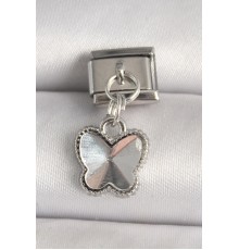 316L Çelik Gümüş Renk Model Nomination Charm - TJ-BC1322