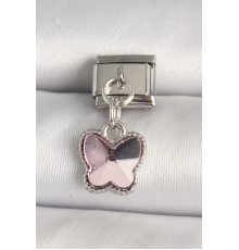 316L Çelik Gümüş Renk Model Nomination Charm - TJ-BC1323