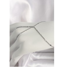 Pirinç Gümüş Renk Pul Detaylı Kadın Şahmeran - TJ-SN618