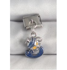 316L Çelik Gümüş Renk Sallantı Kova Burç Model Nomination Charm - TJ-BC1374