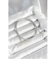 Mıknatıslı Gümüş Renk Sarmal Kadın Bileklik - TJ-BB6974