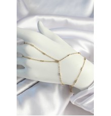 Pirinç Gold Renk Parçalı Zincir Şahmeran - TJ-SN640