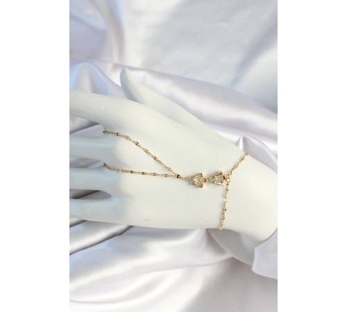 316L Çelik Zincirli Gold Renk Yıldız Şahmeran - TJ-SN663