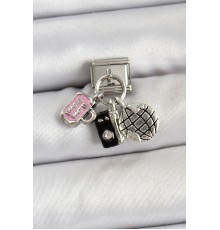 316L Çelik Sallantılı Çoklu Model Gümüş Renk Nomination Charm - TJ-BC1462