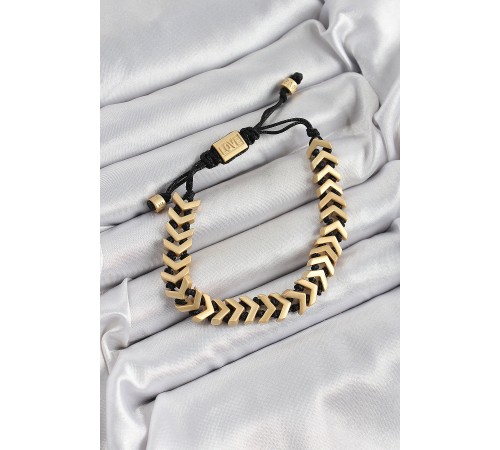 Pirinç Asansörlü Gold Renk Juju Kadın Bileklik - TJ-BB7190