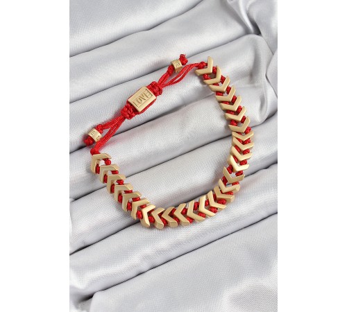 Pirinç Asansörlü Gold Renk Juju Kadın Bileklik - TJ-BB7191