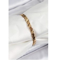 316L Çelik Arpa Model Gold Renk Kadın Bilekik - TJ-BB7193