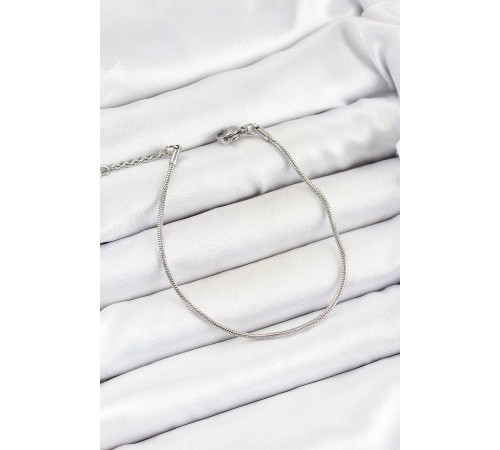 316L Çelik Gümüş Renk Yılan Zincir Erkek Bileklik - TJ-EB3728