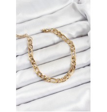 316L Çelik Gold Renk Zincir Erkek Bileklik - TJ-EB3734