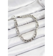 316L Çelik Gümüş Renk Kalın Zincir Erkek Bileklik - TJ-EB3736