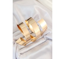 Pirinç Sarmal Gold Renk Kadın Pazu Bileklik - TJ-BB7198