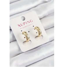 Xuping Çit Halka Model Gold Renk Kadın Küpe - TJ-BKP10841