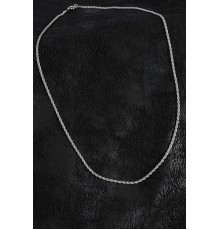 316L Çelik Halat Zincir Model Gümüş Renk Erkek Kolye - TJ-ERK1387