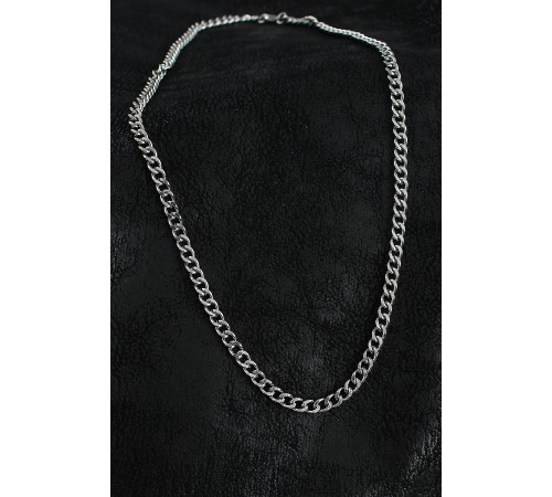 316L Çelik Klasik Zincir Model Gümüş Renk Erkek Kolye - TJ-ERK1388