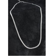 316L Çelik Klasik İtalyan Zincir Model Gümüş Renk Erkek Kolye - TJ-ERK1392