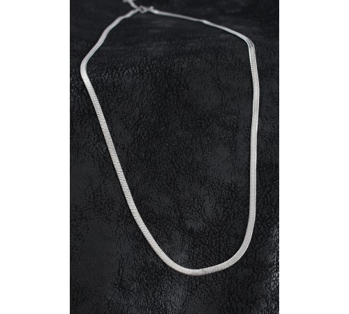 316L Çelik Klasik İtalyan Zincir Model Gümüş Renk Erkek Kolye - TJ-ERK1392